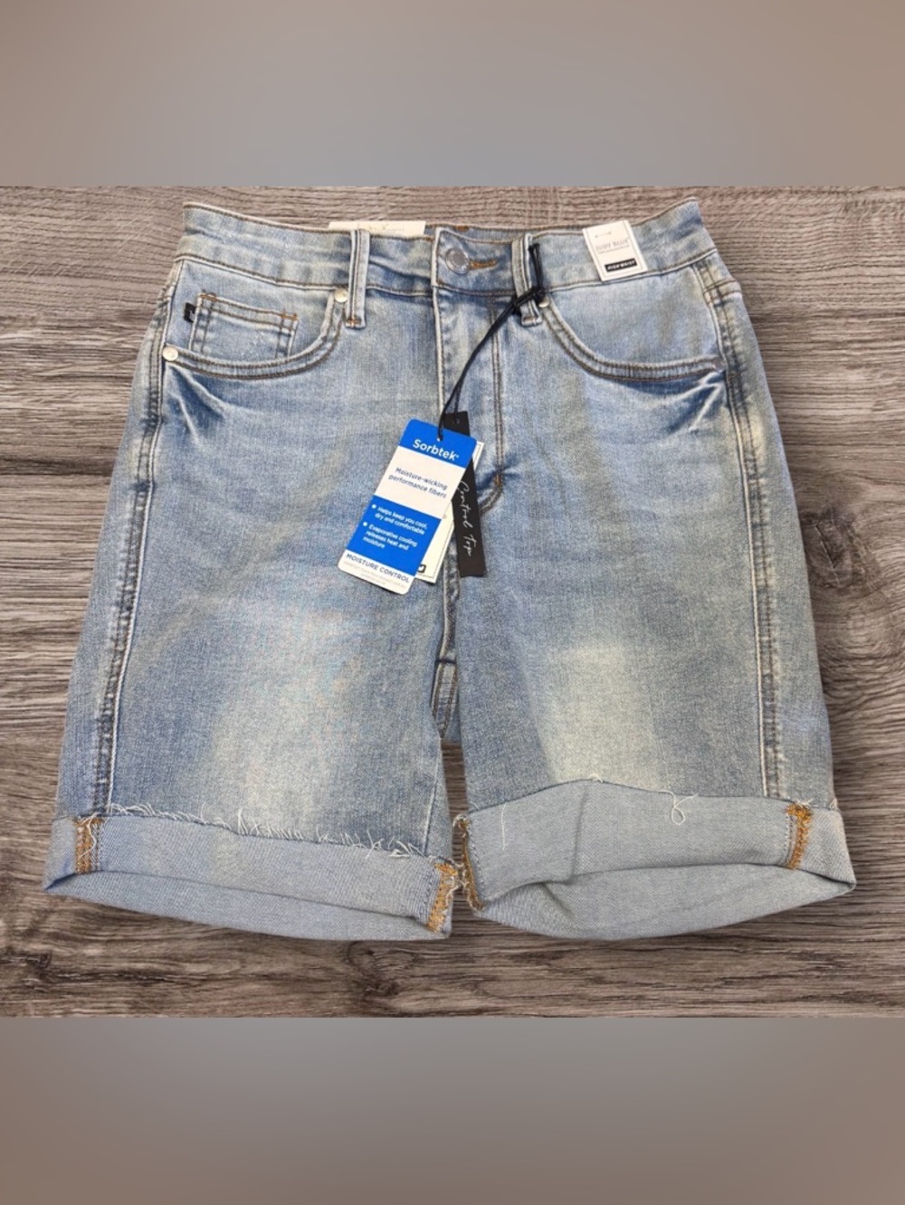 NWT Judy Blue High Waist Tummy Control Denim Shorts SZ S